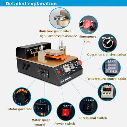 TBK958 Aluminum Alloy LCD Screen Automatic Separation Machine Built-in Temperature Control Chip For 7 inch Mobile Phone - Separation Equipment by TBK | Online Shopping UK | buy2fix