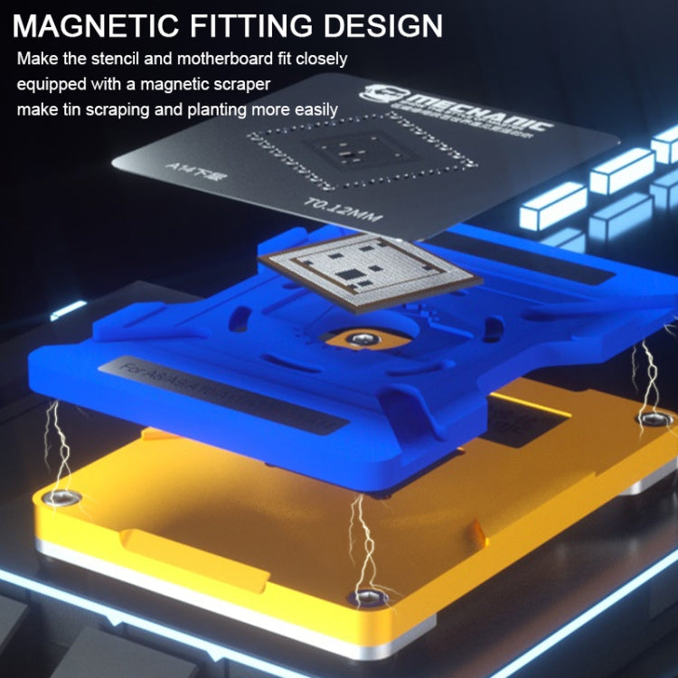 Mechanic ICPU 7 in 1 BGA Positioning Planting Tin Platform For iPhone A8 / A9 / A10 / A11 / A12 / A13 / A14 - Repair Platform by MECHANIC | Online Shopping UK | buy2fix