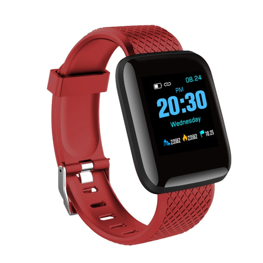 D13 1.3 inch OLED Color Screen Smart Bracelet IP67 Waterproof, Support Call Reminder/ Heart Rate Monitoring /Blood Pressure Monitoring/ Sleep Monitoring/Excessive Sitting Reminder/Blood Oxygen Monitoring(Red) - Smart Wear by buy2fix | Online Shopping UK | buy2fix