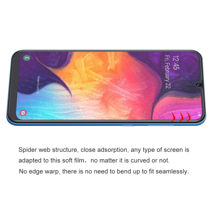 ENKAY Hat-Prince 0.1mm 3D Full Screen Protector Explosion-proof Hydrogel Film for Galaxy A30 / A50 - For Samsung by ENKAY | Online Shopping UK | buy2fix