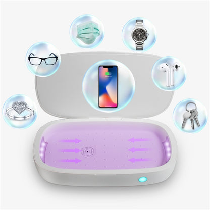 U3 UVC Ultraviolet Cell Phone Sterilization Box Mask Toothbrush Sterilizer Sterilization Box Wireless Charger - Sterilizers by buy2fix | Online Shopping UK | buy2fix