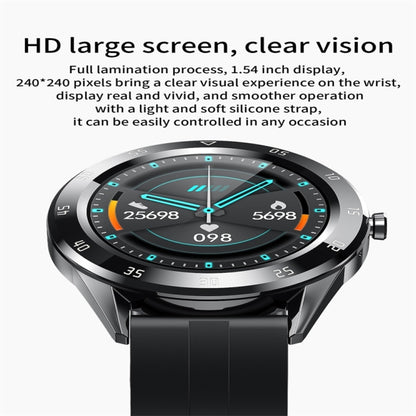 Y10 1.54inch Color Screen Smart Watch IP68 Waterproof,Support Heart Rate Monitoring/Blood Pressure Monitoring/Blood Oxygen Monitoring/Sleep Monitoring(Green) - Smart Wear by buy2fix | Online Shopping UK | buy2fix