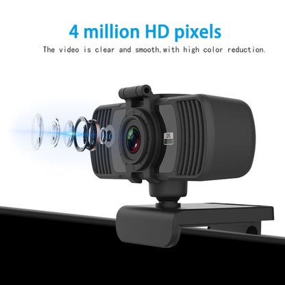 Richwell PC-06 Mini 360 Degrees Rotating 4.0 MP HD Auto Focus PC Webcam with Noise Reduction Microphone - HD Camera by Richwell | Online Shopping UK | buy2fix