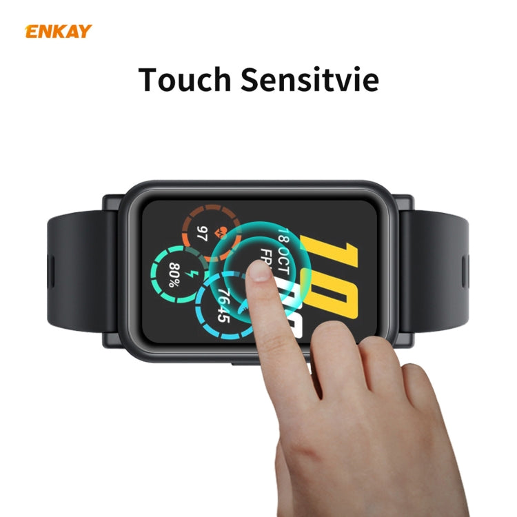 5 PCS For Huawei Honor Watch ES ENKAY Hat-Prince 3D Full Screen Soft PC Edge + PMMA HD Screen Protector Film - Screen Protector by ENKAY | Online Shopping UK | buy2fix