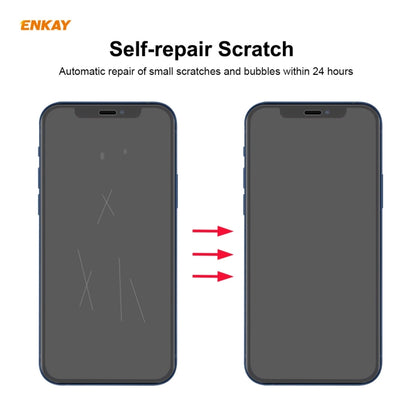 ENKAY Hat-Prince 0.1mm 3D Full Screen Protector Explosion-proof Hydrogel Film For iPhone 12 Pro Max - Front Protector by ENKAY | Online Shopping UK | buy2fix