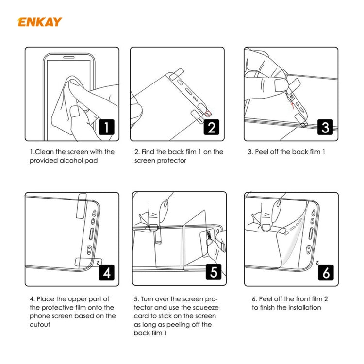 ENKAY Hat-Prince 0.1mm 3D Full Screen Protector Explosion-proof Hydrogel Film For iPhone 12 Pro Max - Front Protector by ENKAY | Online Shopping UK | buy2fix