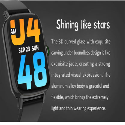 FM08 1.69 inch Color Screen Smart Watch IP67 Waterproof,Support Heart Rate Monitoring/Blood Pressure Monitoring/Blood Oxygen Monitoring/Sleep Monitoring(Gray) - Smart Wear by buy2fix | Online Shopping UK | buy2fix