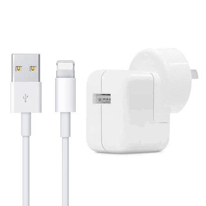 12W USB Charger + USB to 8 Pin Data Cable for iPad / iPhone / iPod Series, AU Plug - USB Charger by buy2fix | Online Shopping UK | buy2fix