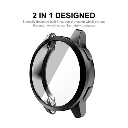 For Garmin Venu 2S 40mm / Vivoactive 4S 40mm ENKAY Hat-Prince Full Coverage Electroplate TPU Soft Case(Black) - Smart Wear by ENKAY | Online Shopping UK | buy2fix