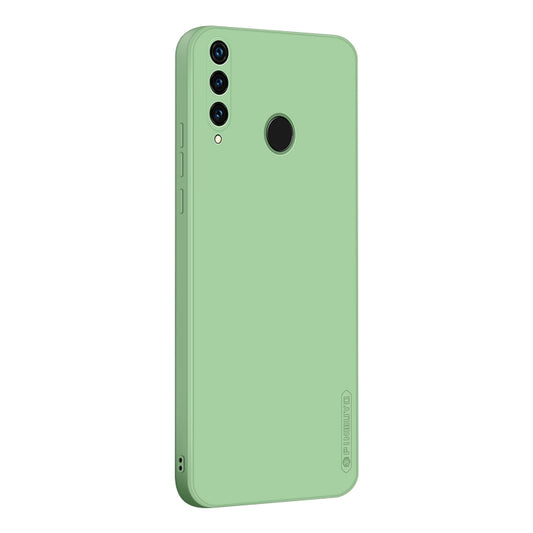 For Huawei P30 lite / Nova 4e PINWUYO Sense Series Liquid Silicone TPU Mobile Phone Case(Green) - Huawei Cases by PINWUYO | Online Shopping UK | buy2fix