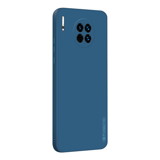 For Huawei Mate 30 PINWUYO Sense Series Liquid Silicone TPU Mobile Phone Case(Blue) - Huawei Cases by PINWUYO | Online Shopping UK | buy2fix