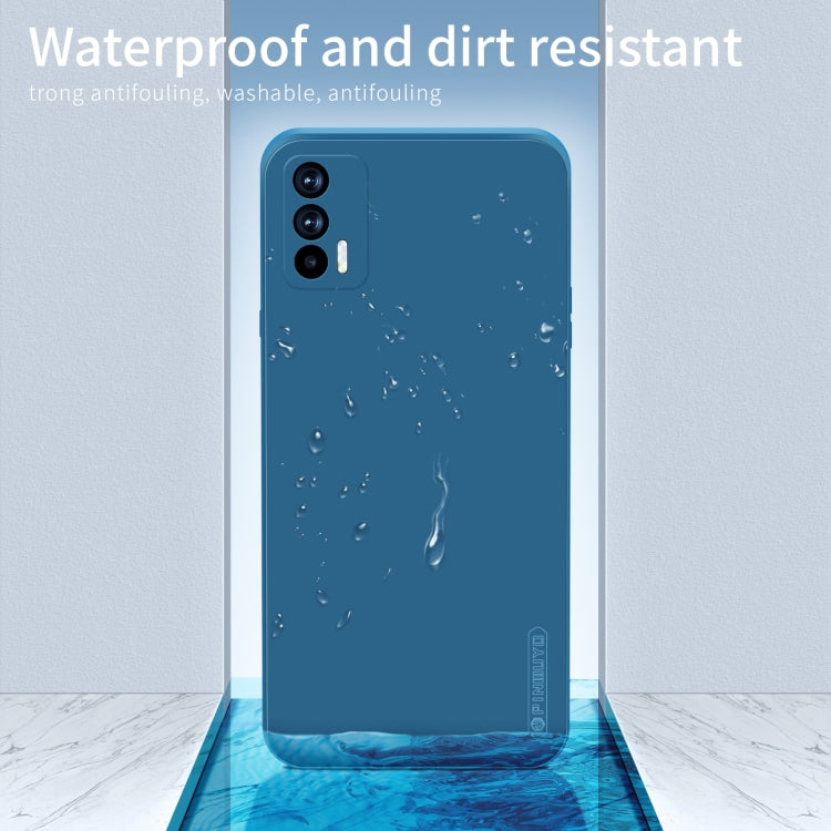 For OPPO Realme GT / GT NEO / Realme Q3 Pro PINWUYO Touching Series Liquid Silicone TPU Shockproof Case(Green) - Realme Cases by PINWUYO | Online Shopping UK | buy2fix