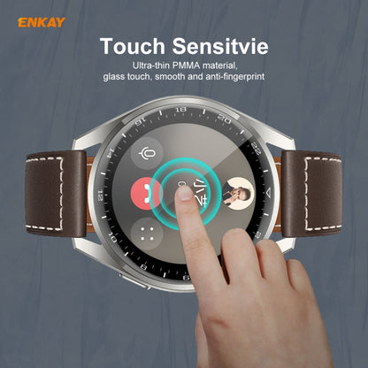 1 PC For Huawei WATCH 3 Pro 48mm ENKAY Hat-Prince 3D Full Coverage Soft PC Edge + PMMA HD Screen Protector Film - Screen Protector by ENKAY | Online Shopping UK | buy2fix