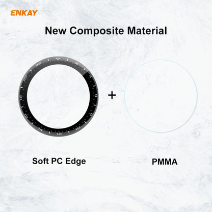 10 PCS For Huawei WATCH 3 Pro 48mm ENKAY Hat-Prince 3D Full Coverage Soft PC Edge + PMMA HD Screen Protector Film - Screen Protector by ENKAY | Online Shopping UK | buy2fix