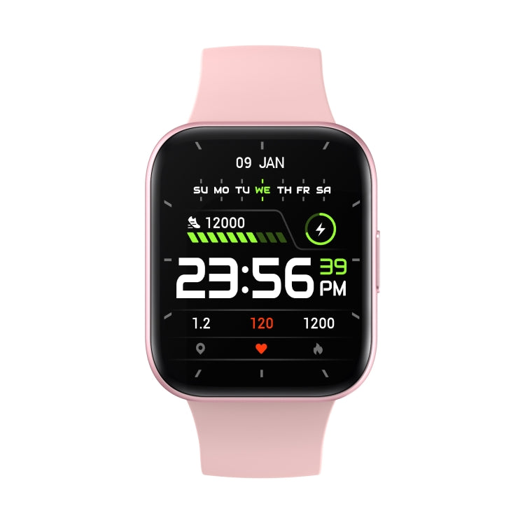 P25 1.69 inch Color Screen Smart Watch, IP68 Waterproof,Support Heart Rate Monitoring/Blood Pressure Monitoring/Blood Oxygen Monitoring/Sleep Monitoring(Pink) - Smart Wear by buy2fix | Online Shopping UK | buy2fix