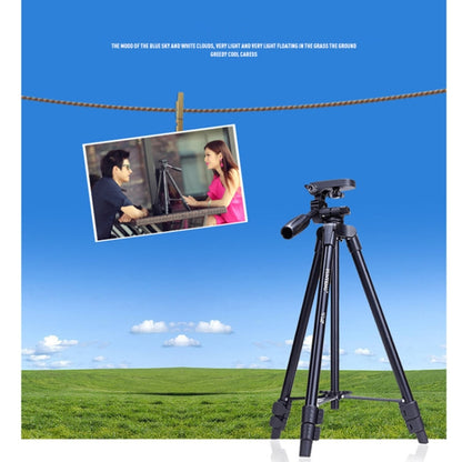 YUNTENG VCT-520 Aluminum Alloy Tripod Mount with - Camera Accessories by buy2fix | Online Shopping UK | buy2fix