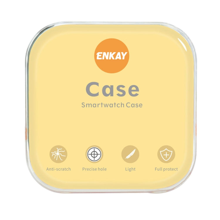 For Apple Watch Series 8 / 7 45mm ENKAY Hat-Prince Transparent TPU Case - Watch Cases by ENKAY | Online Shopping UK | buy2fix