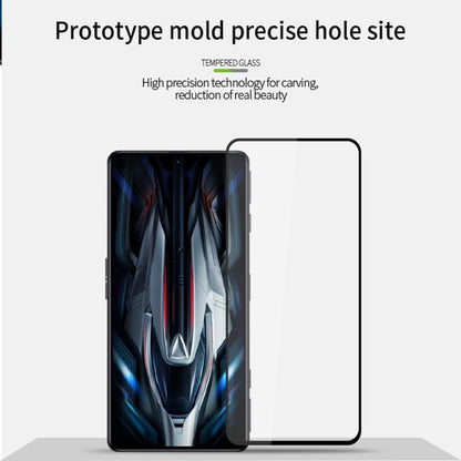 For Xiaomi Redmi K50 Gaming MOFI 9H 2.5D Full Screen Tempered Glass Film(Black) -  by MOFI | Online Shopping UK | buy2fix