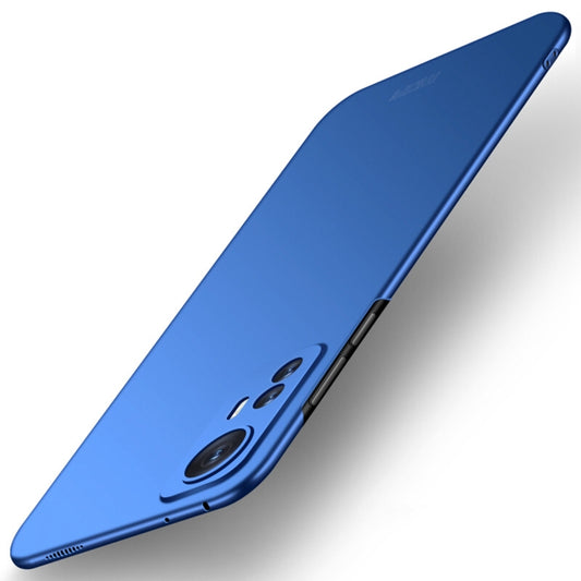 For Xiaomi 12 / 12X MOFI Frosted PC Ultra-thin Hard Phone Case(Blue) - Xiaomi Cases by MOFI | Online Shopping UK | buy2fix