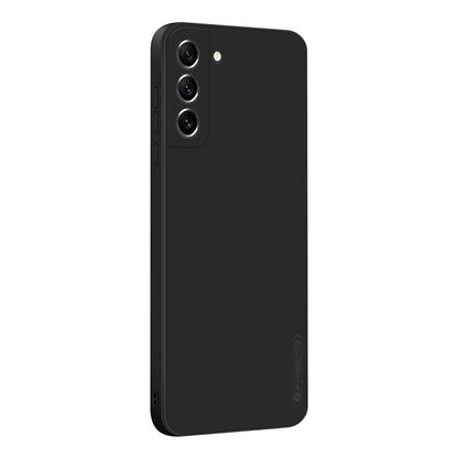 For Samsung Galaxy S21 FE 5G PINWUYO Sense Series Liquid Silicone TPU Phone Case(Black) - Galaxy Phone Cases by PINWUYO | Online Shopping UK | buy2fix