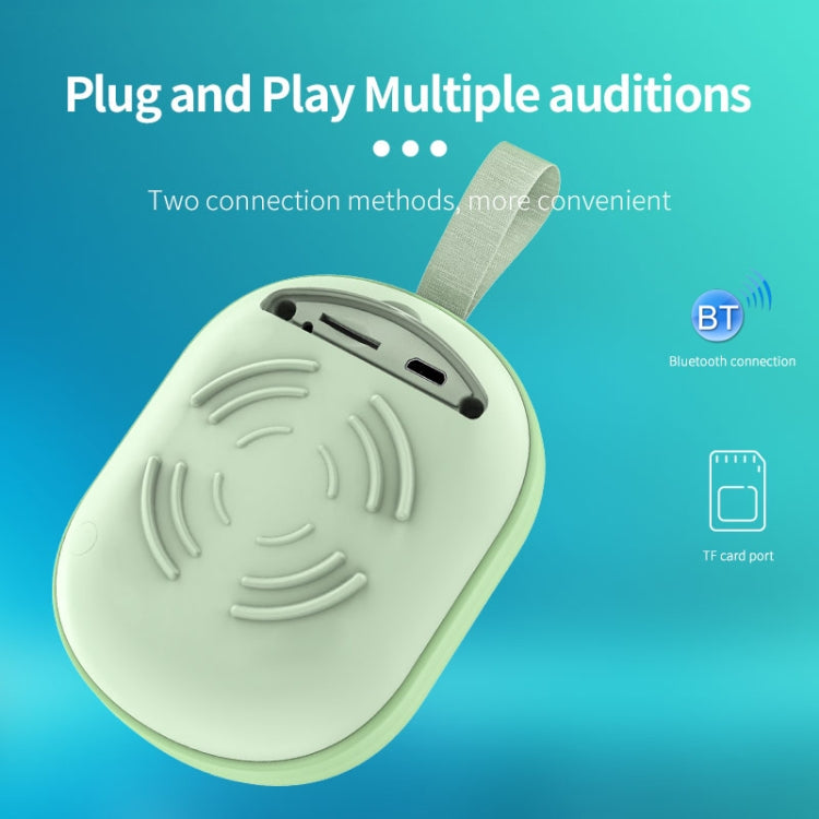 AEC BT513 RGB Light Waterproof Portable Bluetooth Speaker Support FM / TF Card(Sky Blue) - Mini Speaker by AEC | Online Shopping UK | buy2fix