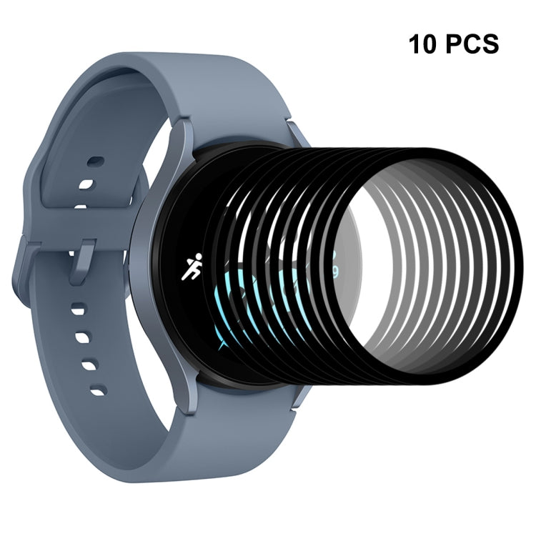 10 PCS For Samsung Galaxy Watch5 44mm ENKAY 9H Full Cover Tempered Glass Watch Film - Screen Protector by ENKAY | Online Shopping UK | buy2fix