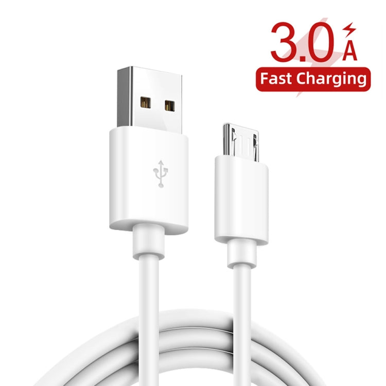 38W PD20W + QC3.0 USB Car Charger with USB to Micro USB Data Cable, Length: 1m(White) - In Car by buy2fix | Online Shopping UK | buy2fix