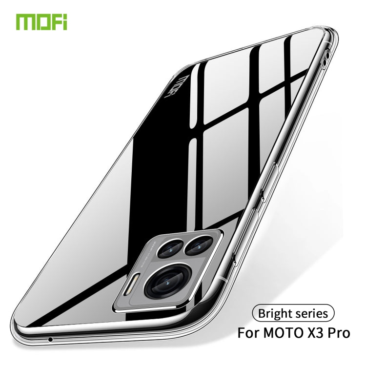 For Motorola Moto X30 Pro MOFI Ming Series Ultra-thin TPU Phone Case(Transparent) - Mobile Accessories by MOFI | Online Shopping UK | buy2fix