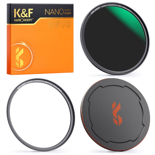 K&F CONCEPT SKU.1744 82mm Nano-X Magnetic HD Camera Lens ND64 Filter with Lens Cap - Camera Accessories by K&F | Online Shopping UK | buy2fix