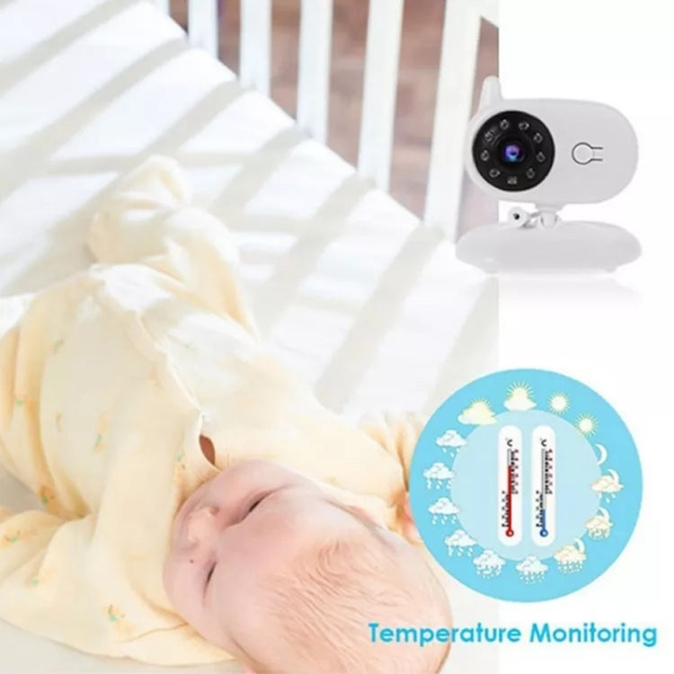 BM850 3.5 inch Wireless Video Color Baby Monitor Night Vision Temperature Monitor(UK Plug) - Security by buy2fix | Online Shopping UK | buy2fix