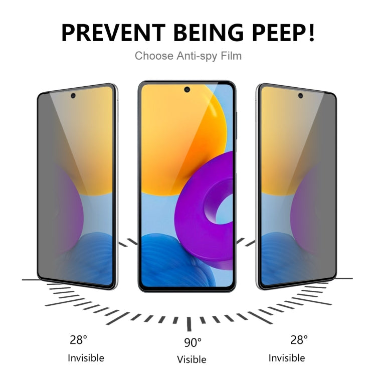 For Samsung Galaxy A54 5G 5pcs ENKAY 28 Degree Anti-peeping Tempered Glass Full Screen Film - Galaxy Tempered Glass by ENKAY | Online Shopping UK | buy2fix