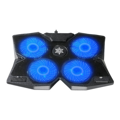 S400 Four Cooling Fans Foldable Adjustable Gaming Laptop Desktop Holder -  by buy2fix | Online Shopping UK | buy2fix