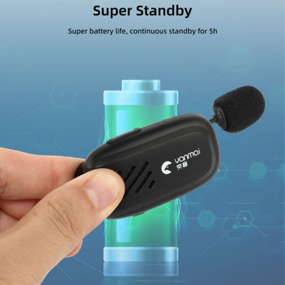 Yanmai K2 Portable Mini Wireless Bluetooth Lapel Microphone(Red) - Consumer Electronics by Yanmai | Online Shopping UK | buy2fix