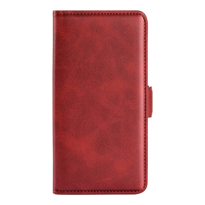 For Xiaomi Redmi Note 12 Pro 5G Global Dual-side Magnetic Buckle Horizontal Flip Leather Phone Case(Red) - Note 12 Pro Cases by buy2fix | Online Shopping UK | buy2fix