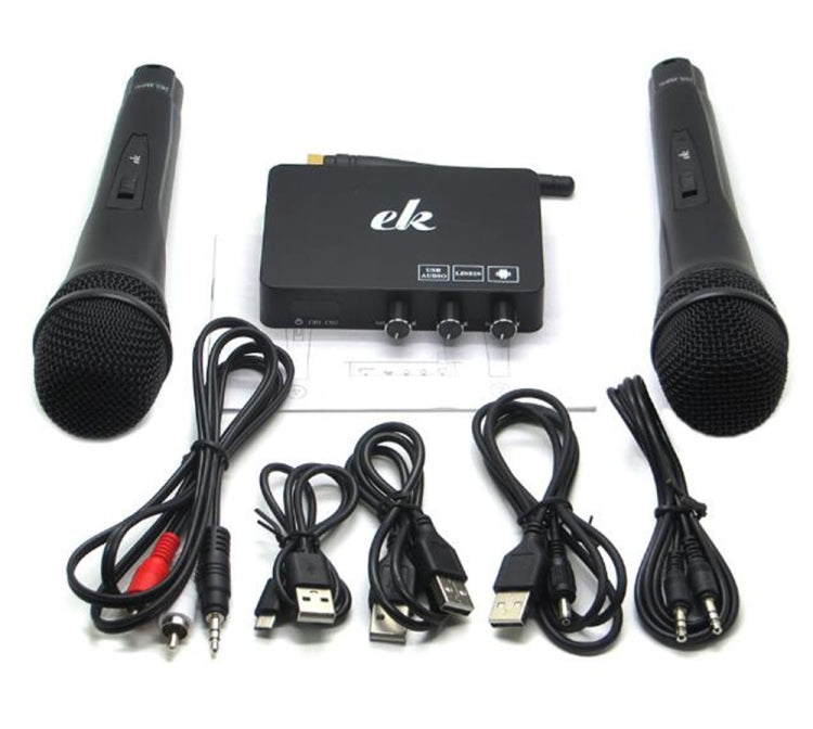 Home TV Network Karaoke Singing Equipment Set Sound Card Wireless Microphone Computer Karaoke KTV Set-top Box - Consumer Electronics by buy2fix | Online Shopping UK | buy2fix