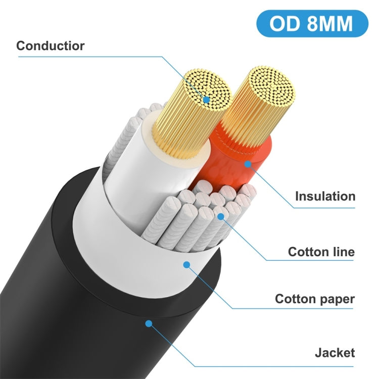 JUNSUNMAY Speakon Male to 6.35mm Male Audio Speaker Adapter Cable with Snap Lock, Length:10FT - Microphone Audio Cable & Connector by JUNSUNMAY | Online Shopping UK | buy2fix