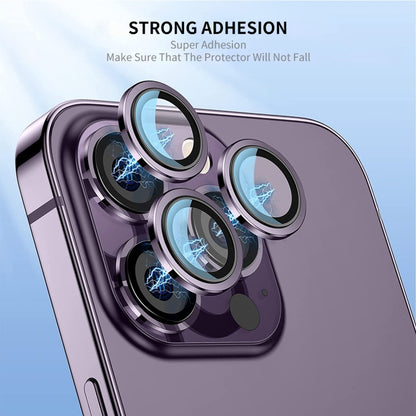 For iPhone 15 Pro / 15 Pro Max ENKAY AR Anti-reflection Camera Lens Glass Full Film(Dark Blue) - iPhone 15 Pro Max Tempered Glass by ENKAY | Online Shopping UK | buy2fix