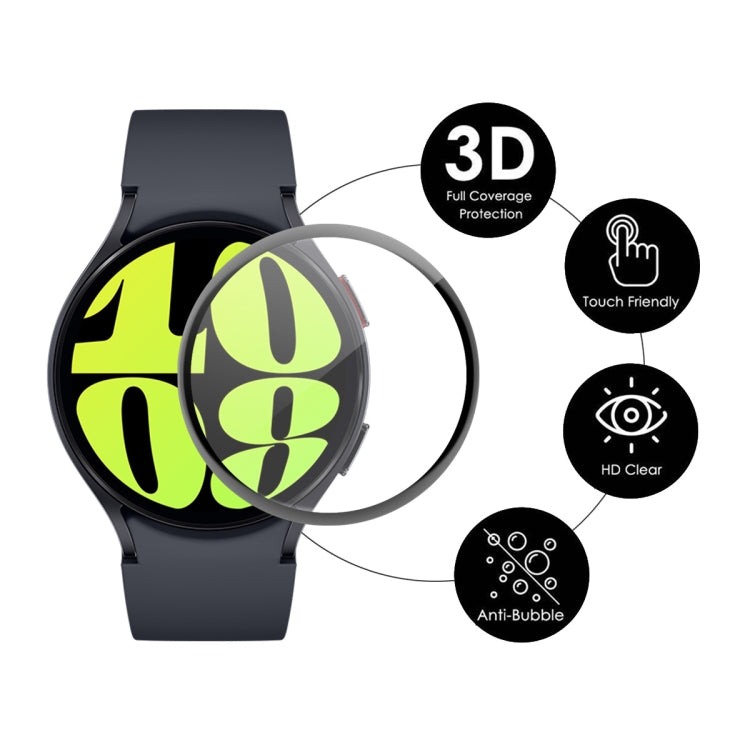 For Samsung Galaxy Watch6 / Watch7 44mm 5pcs ENKAY 3D Full Coverage Soft PC Edge + PMMA HD Screen Protector Film - Screen Protector by ENKAY | Online Shopping UK | buy2fix