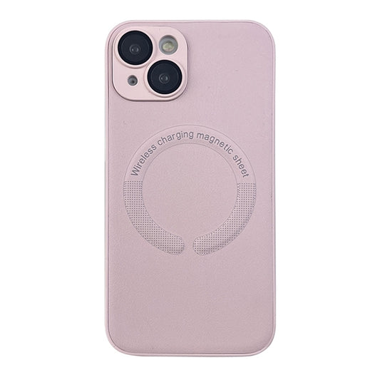 For iPhone 14 Plus MagSafe Leather All-inclusive TPU Shockproof Phone Case(Pink) - iPhone 14 Plus Cases by buy2fix | Online Shopping UK | buy2fix