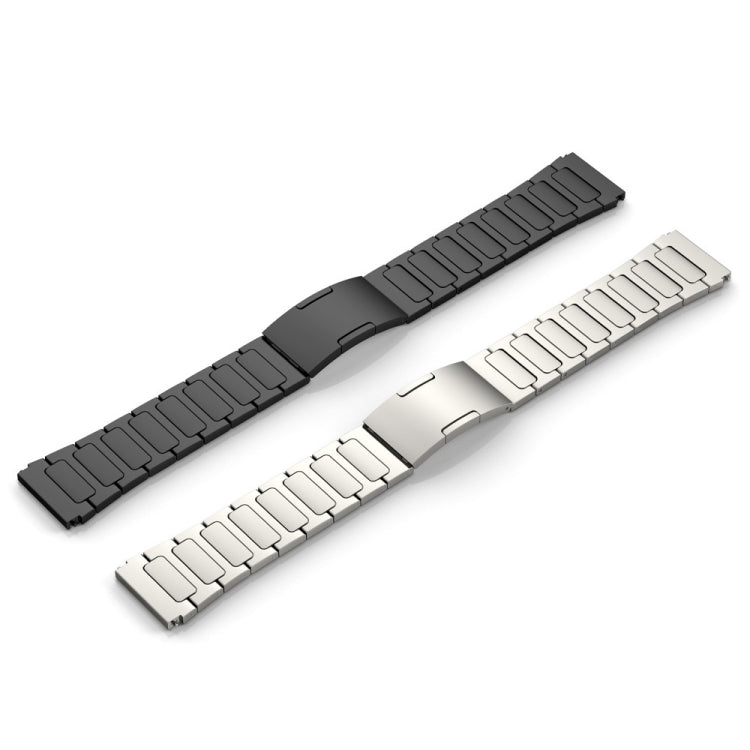For Amazfit GTR 4 Pro 22mm I-Shaped Titanium Alloy Watch Band(Black) - Watch Bands by buy2fix | Online Shopping UK | buy2fix
