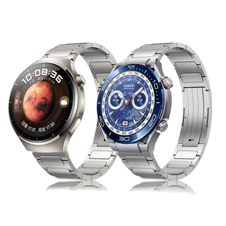 For Garmin Venu 2 22mm I-Shaped Titanium Alloy Watch Band(Black) - Watch Bands by buy2fix | Online Shopping UK | buy2fix