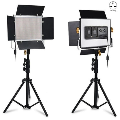 VLOGLITE W660S For Video Film Recording 3200-6500K Lighting LED Video Light With Tripod, Plug:UK Plug -  by VLOGLITE | Online Shopping UK | buy2fix