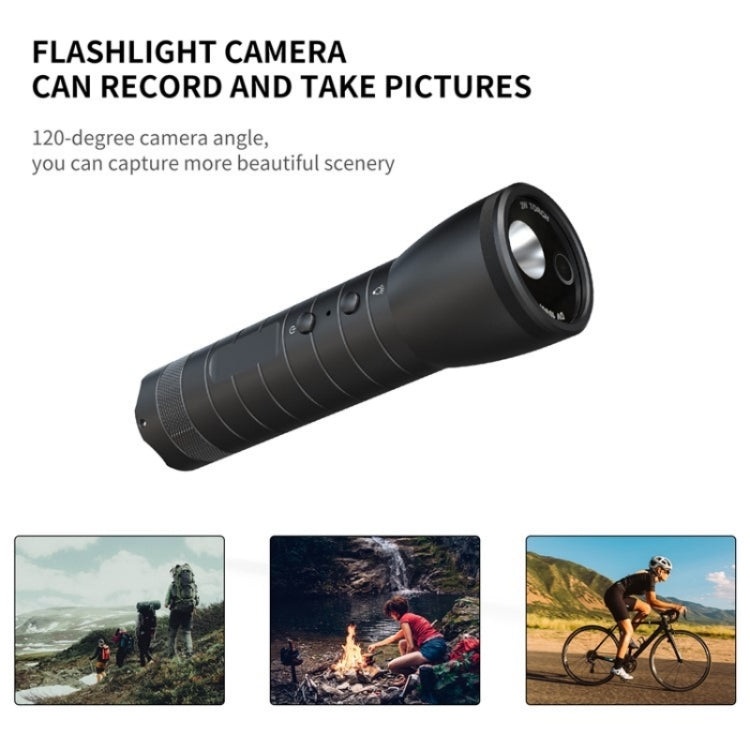 H51 Bike Video Recorder Flashlight Compass Motorcycle Helmet Camera Generalplus HD Sports Camera - Other Camera by buy2fix | Online Shopping UK | buy2fix