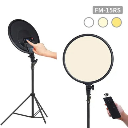 JMARY FM-15RS 40W Adjustable 15-inch Portrait Light Studio LED Round Fill Light(US Plug) -  by Jmary | Online Shopping UK | buy2fix