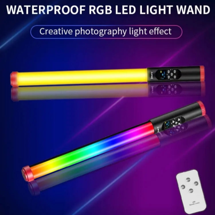 JMARY FM-128RGB Handheld LED Fill Light Outdoor Photography Light Waterproof RGB Light Stick -  by Jmary | Online Shopping UK | buy2fix