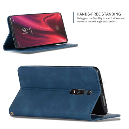 Retro Skin Feel Business Magnetic Horizontal Flip Leather Case for Xiaomi Mi 9T  / Mi 9T Pro / Redmi K20  /  K20 Pro(Navy Blue) - Xiaomi Cases by buy2fix | Online Shopping UK | buy2fix