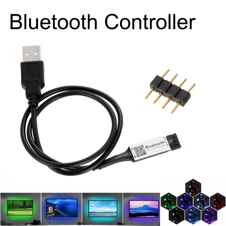 Smart RGB Bluetooth Timer Suitable LED Controller for 5V 3528 5050 RGB Light Strip - RGB Controller by buy2fix | Online Shopping UK | buy2fix