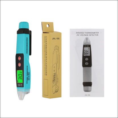 JHL-18A Digital Non-Contact Thermometer AC Voltage Detector Infrared Thermometer Voltage Pen Type Handheld Induction Voltage Tester - Consumer Electronics by buy2fix | Online Shopping UK | buy2fix