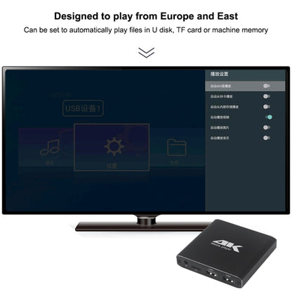 4K HD Player Single AD(US) - Consumer Electronics by buy2fix | Online Shopping UK | buy2fix