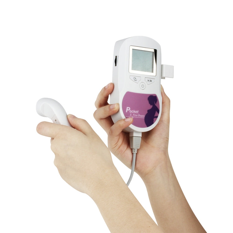 Baby Sound C   Fetal Doppler Prenatal Pocket Digital  Ultrasound Detector Angel Heartbeat Pregnant Doppler Prenatal Monitor(Blue) - Heart Rate Monitoring by buy2fix | Online Shopping UK | buy2fix